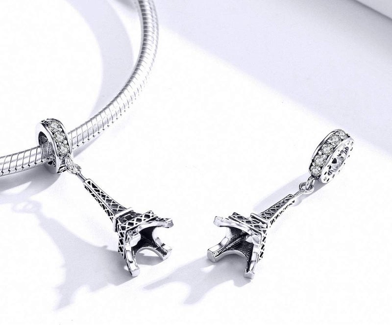 VOROCO Store Charm 925 Sterling Silver Bracelet Necklace Pendant Bead Charms Jewelry Gift for Women Mother Daughter Grandma Family Friends - Image 1